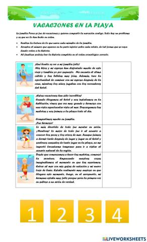 Vacaciones en la playa