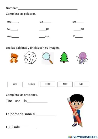 Repaso silabas simples