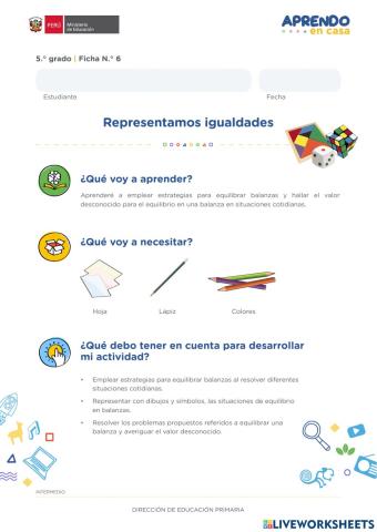 Ficha de matemática 6