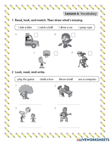 Share it 2 Unit 5 Lesson 4 Vocabulary 2