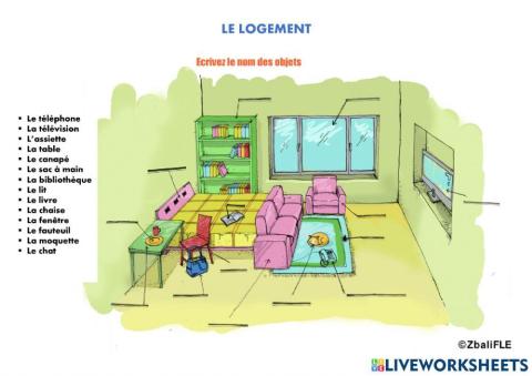Vocabulaire du logement