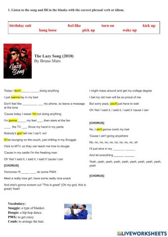 Phrasal Verbs and Idioms