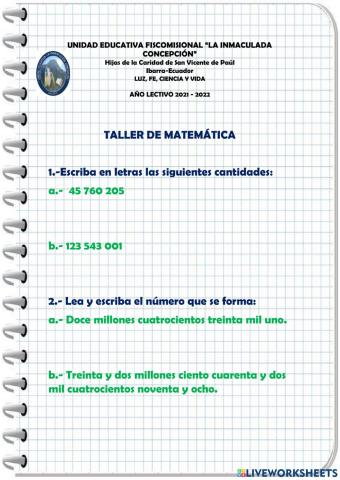 Taller de matemática 1