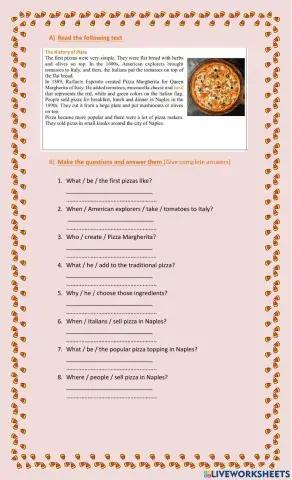 The History of Pizza