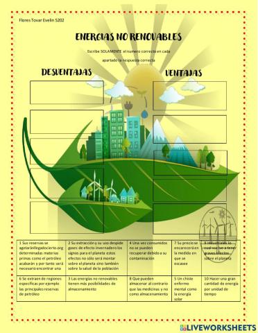 Desventajas y Ventajas de las energias no renovables