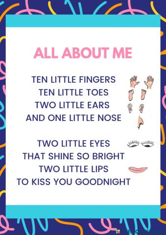 All about me poem