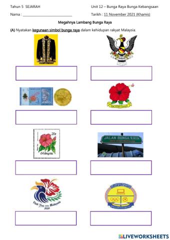 Unit 12 - Bunga Raya Bunga Kebangsaan