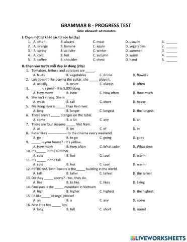 TEST CUOI NEW ROUN UP 2