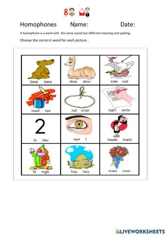 Homophones