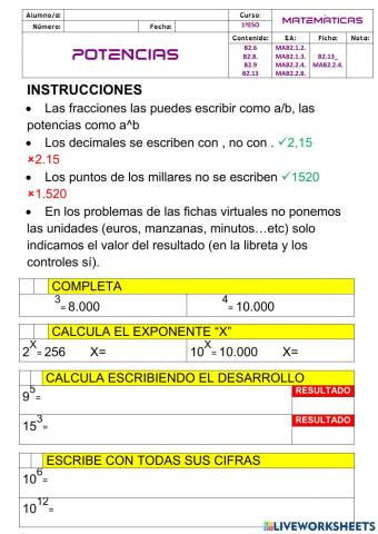 B2.13- MAB2.2.4. POTENCIAS