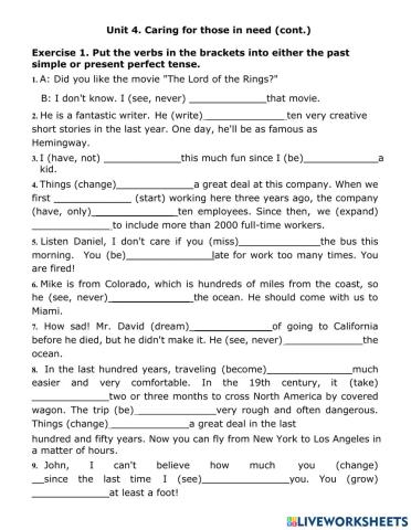 Caring for those in need