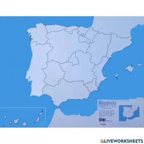 Los Nombres de Las Comunidades y Ciudades Autónomas de España
