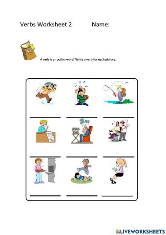 Verbs Worksheet 2