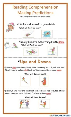 Reading Comprehension-Predictions DJ