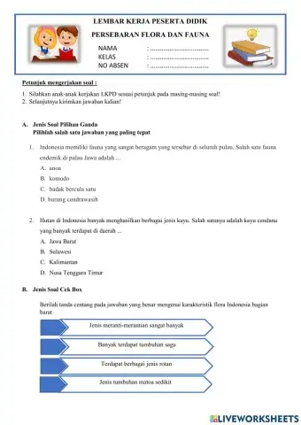 Persebaran Flora dan Fauna