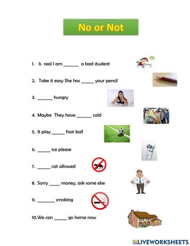 No or not