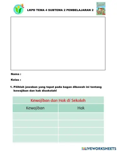Tema 4 Subtema 2 Pembelajaran 2