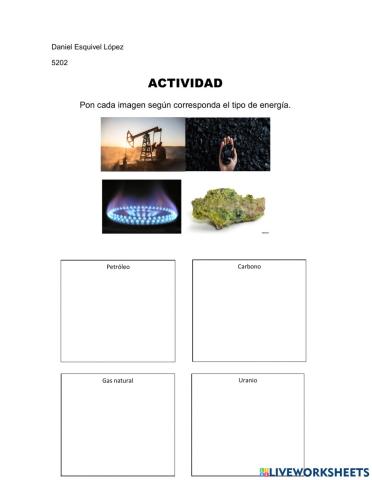 ENERGIAS NO RENOVABLES