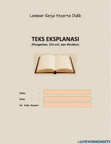 LKPD Teks Eksplanasi Kelas 8