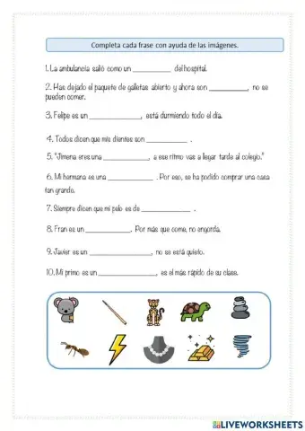 Describo con metáforas