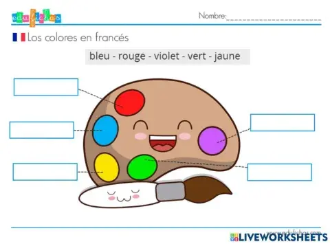 Couleurs en français