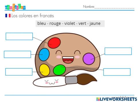 Couleurs en français