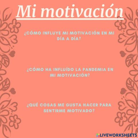 Mi motivación