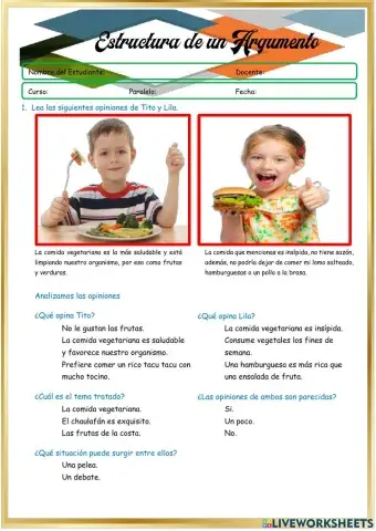 La estructura de un argumento