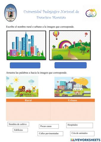 Ambiente rural y urbano