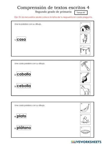 Comprensión de Textos Escritos 4