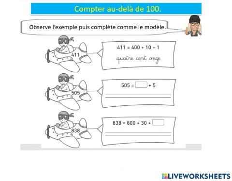 Mathematiques familles de 100 teacher geraldine s7