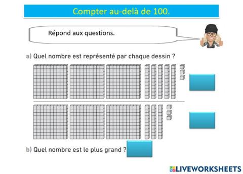 Mathematiques nombres au delà de  de 100 teacher geraldine s7