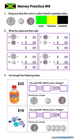 JMD Money Practice 8