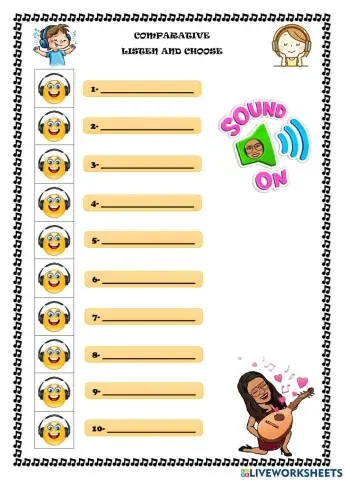 Listen: Comparatives