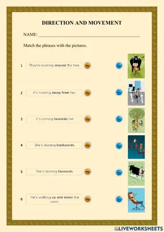 Direction and movement