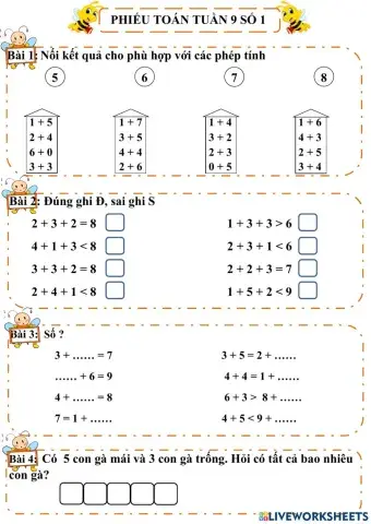 Toán tuần 9 số 1