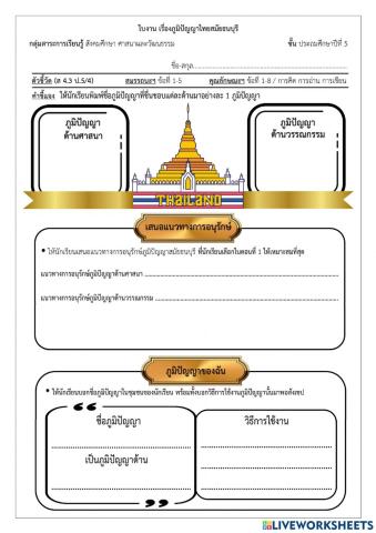 P5-14- ภูมิปัญญาไทยสมัยธนบุรี