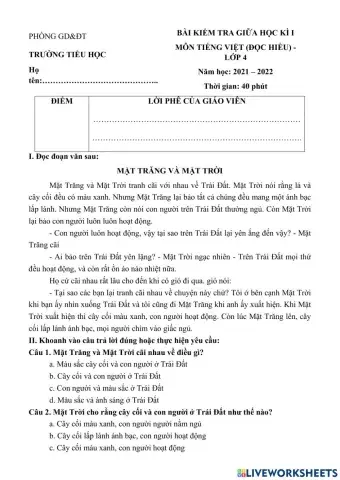 Đề kiểm tra thử TV lần 2 (số 2)