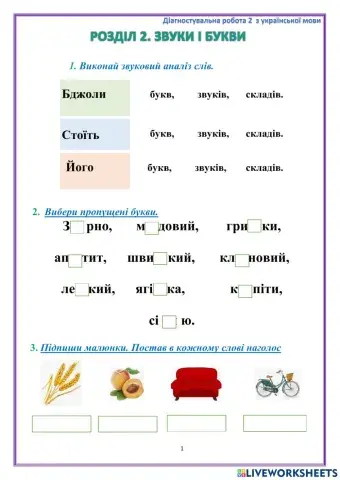 Українська мова ДР 2