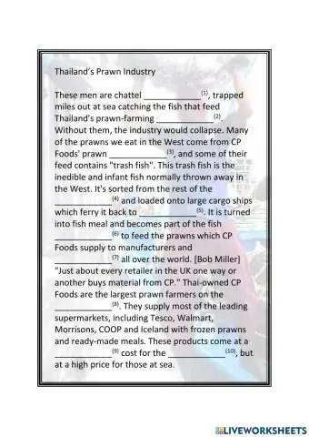 Thailand's Prawn Industry