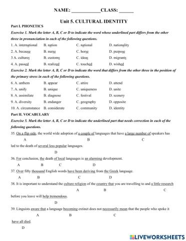 12. review unit 5. part 1