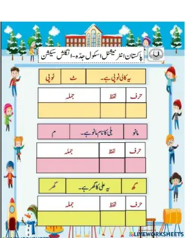 Harf lafz and jumla 2