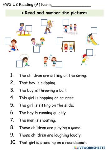 English World 2 Unit 2 Playground