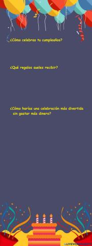 Preguntas cumpleaños