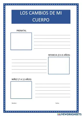 Cambios de mi cuerpo