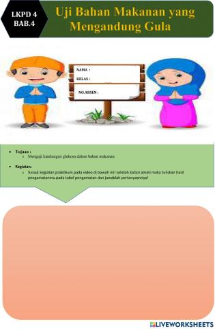 Lkpd 4 bab 4 uji glukosa