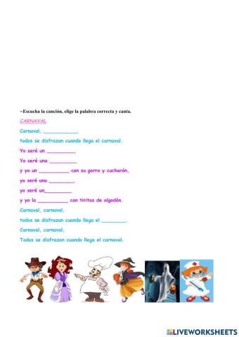 CANCIÓN CARNAVAL