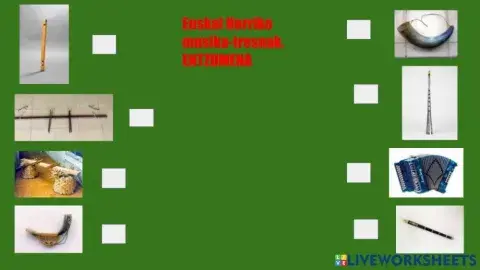 Euskal Herriko musika-tresnak. Entzumena.