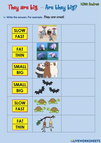 They are big - Are they big?