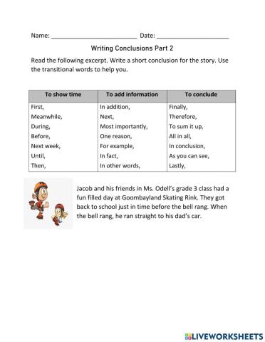 Writing Conclusions 2
